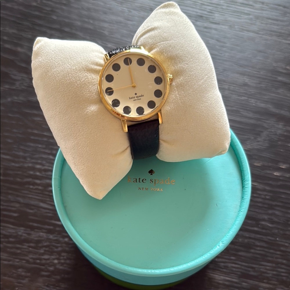 Kate Spade Black and Gold Women's Watch